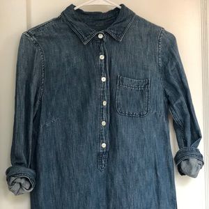 J.Crew Chambray Shirtdress